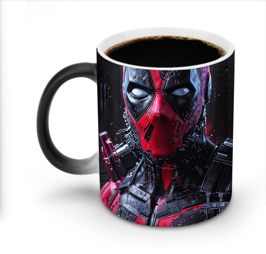 （画像用） Deadpool デッドプール 温度変色マグカップ