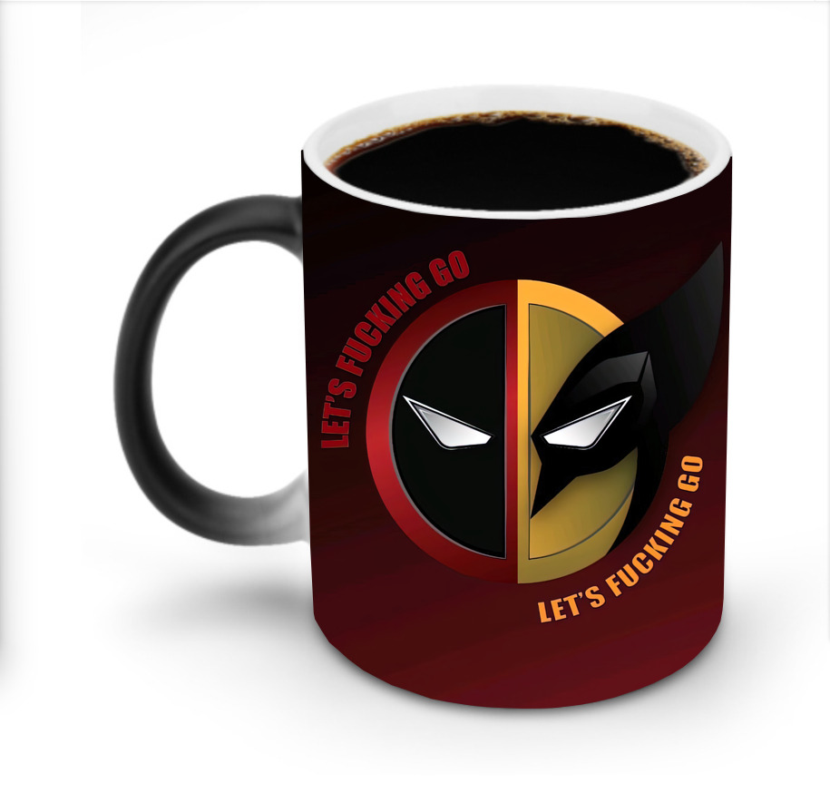 （画像用） Deadpool デッドプール 温度変色マグカップ