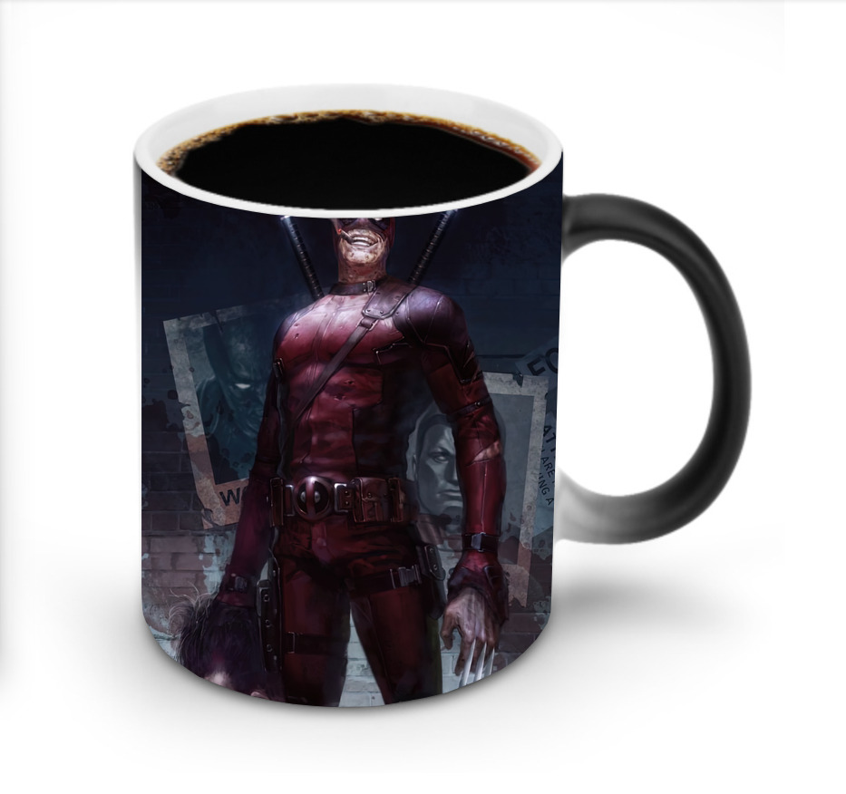 （画像用） Deadpool デッドプール 温度変色マグカップ