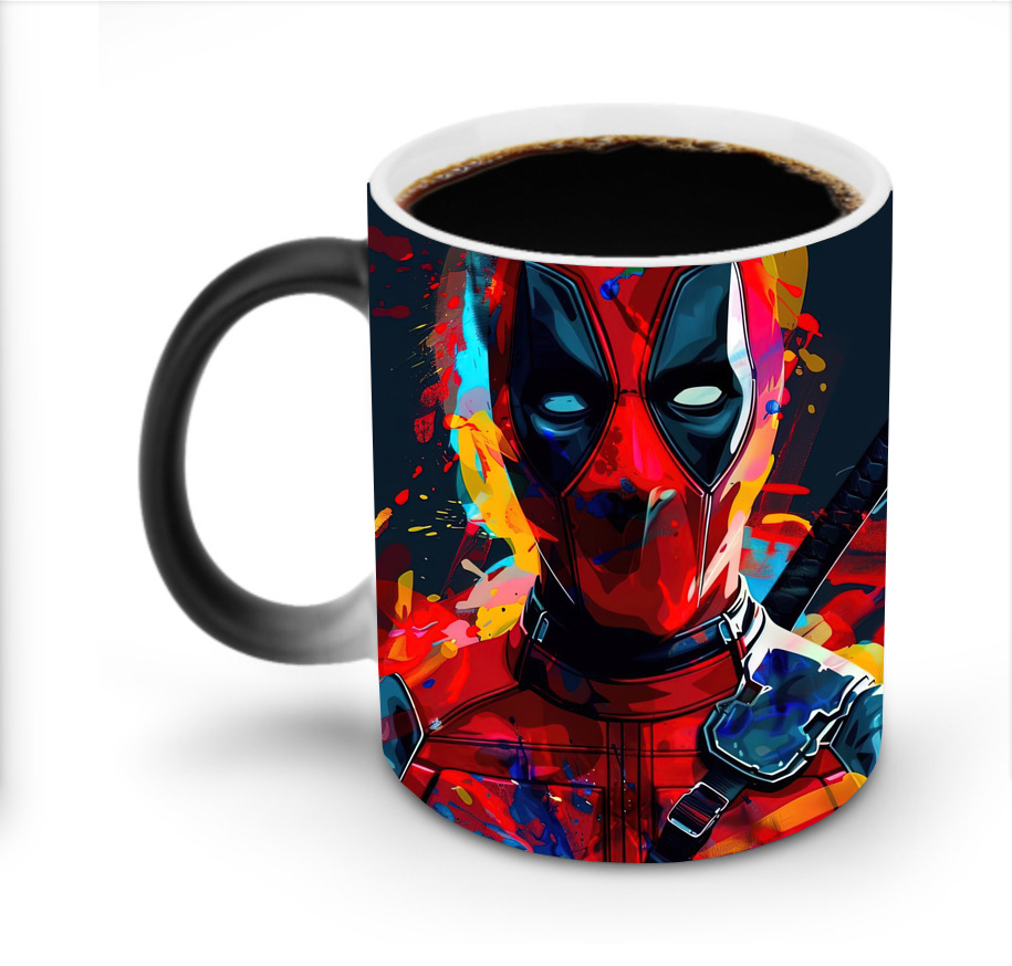 （画像用） Deadpool デッドプール 温度変色マグカップ