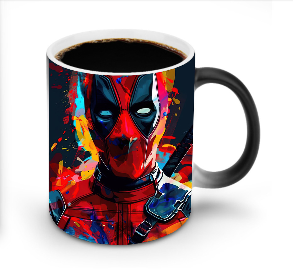 （画像用） Deadpool デッドプール 温度変色マグカップ