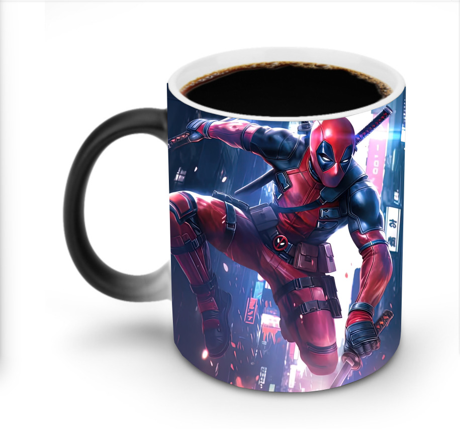 （画像用） Deadpool デッドプール 温度変色マグカップ