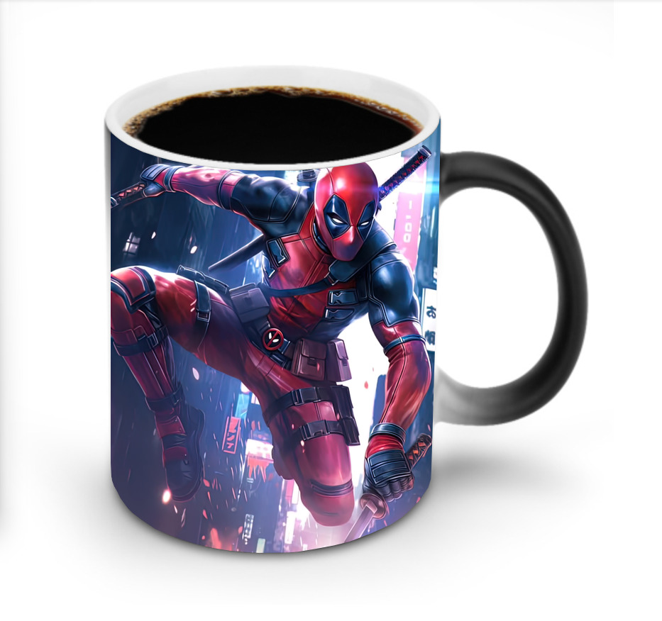 （画像用） Deadpool デッドプール 温度変色マグカップ