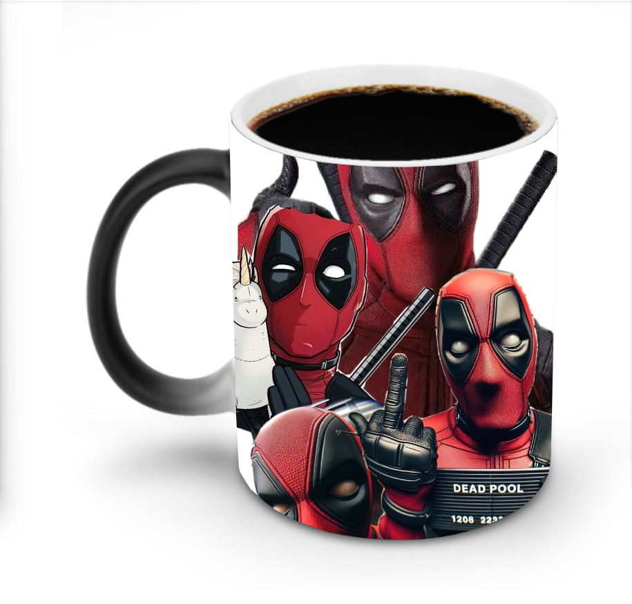 （画像用） Deadpool デッドプール 温度変色マグカップ
