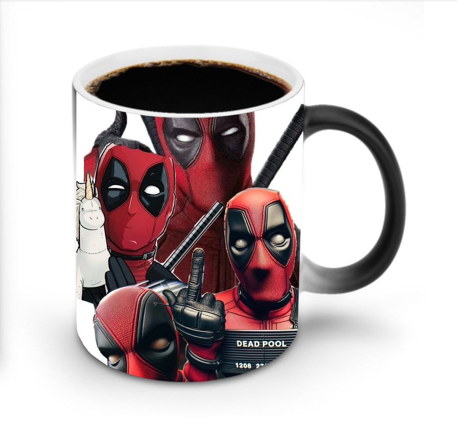 （画像用） Deadpool デッドプール 温度変色マグカップ