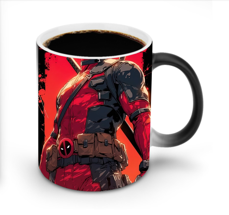 （画像用） Deadpool デッドプール 温度変色マグカップ