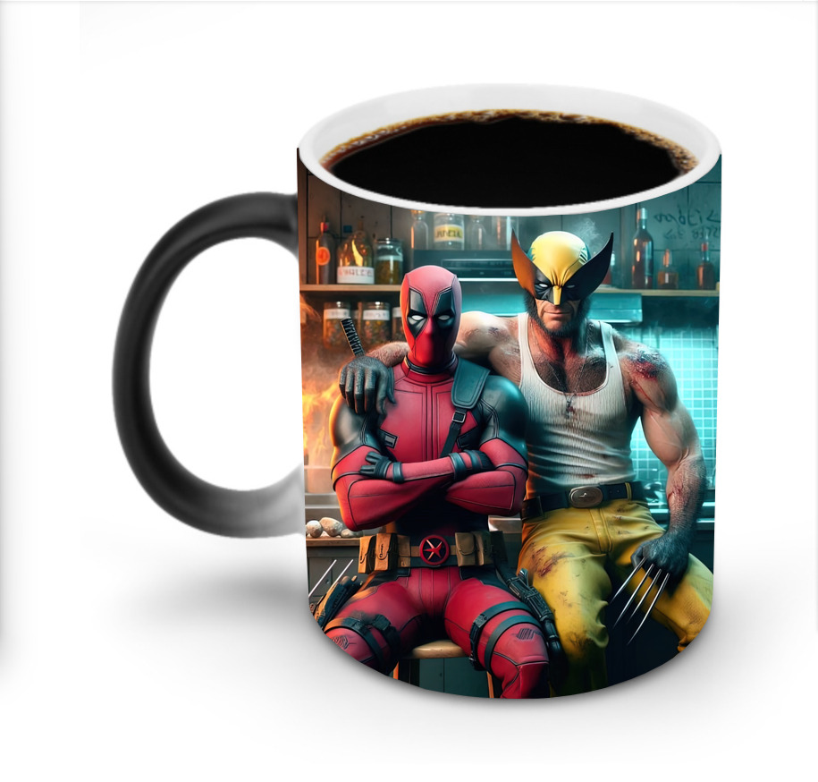 （画像用） Deadpool デッドプール 温度変色マグカップ