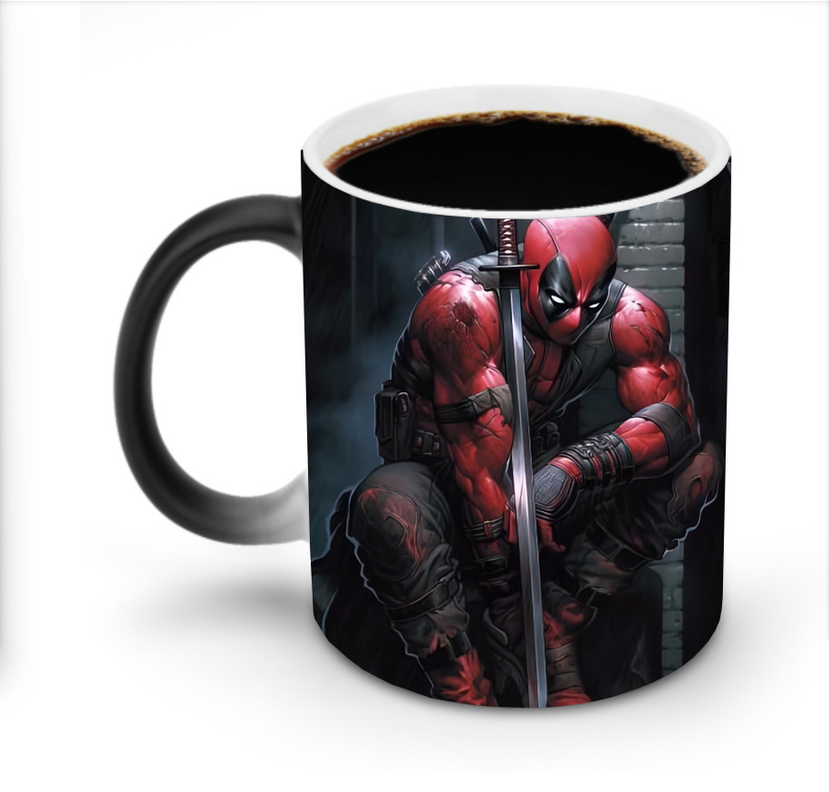 （画像用） Deadpool デッドプール 温度変色マグカップ