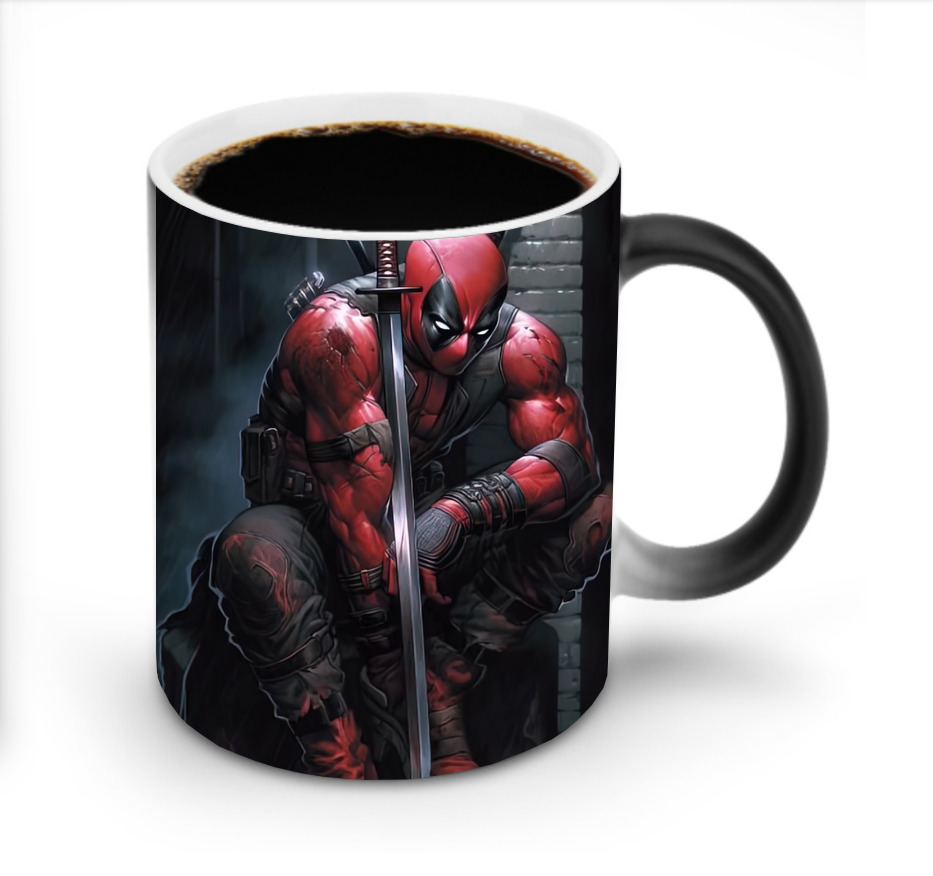 （画像用） Deadpool デッドプール 温度変色マグカップ