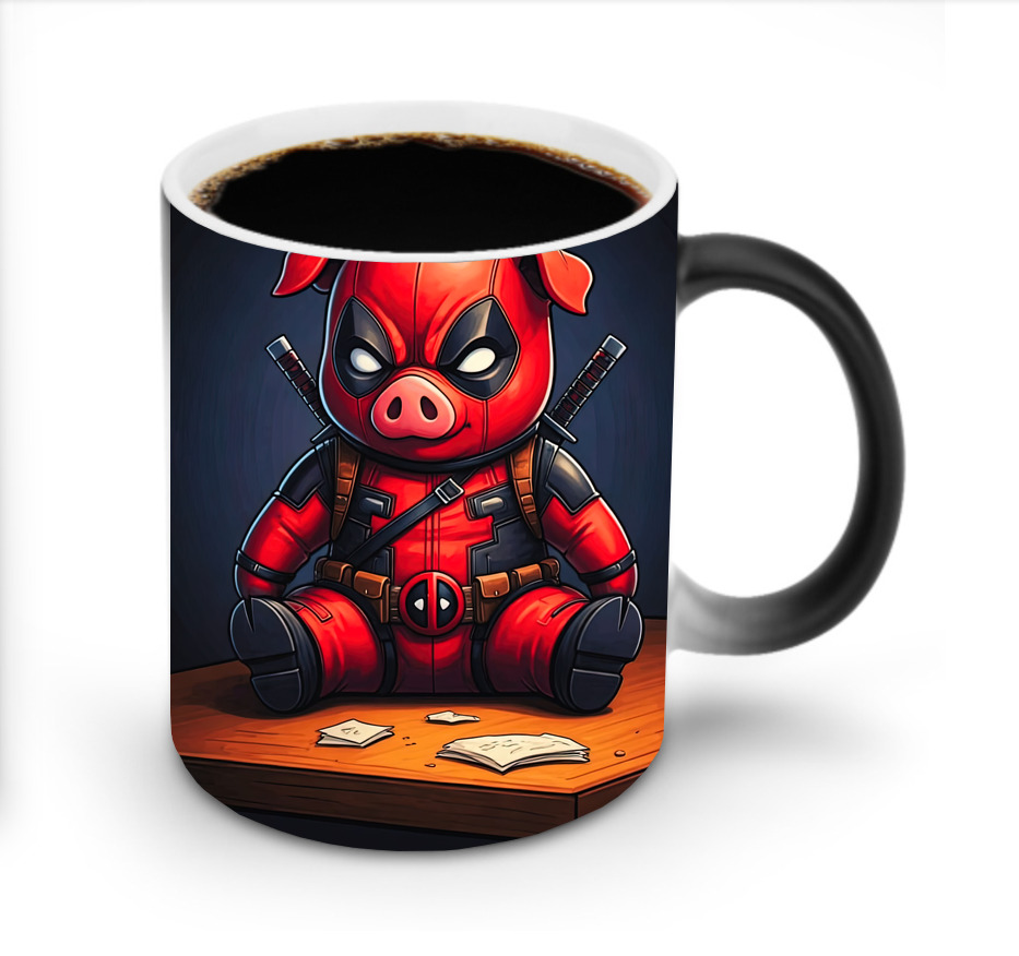 （画像用） Deadpool デッドプール 温度変色マグカップ