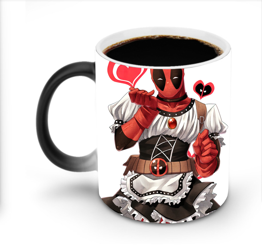 （画像用） Deadpool デッドプール 温度変色マグカップ