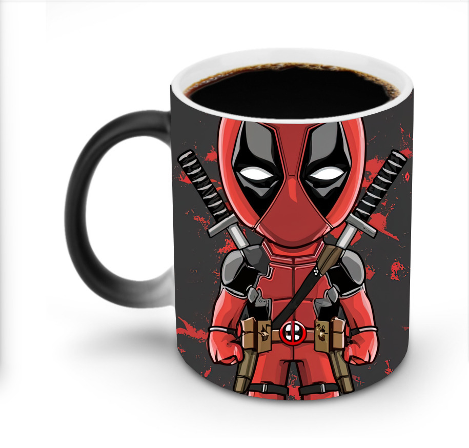 （画像用） Deadpool デッドプール 温度変色マグカップ