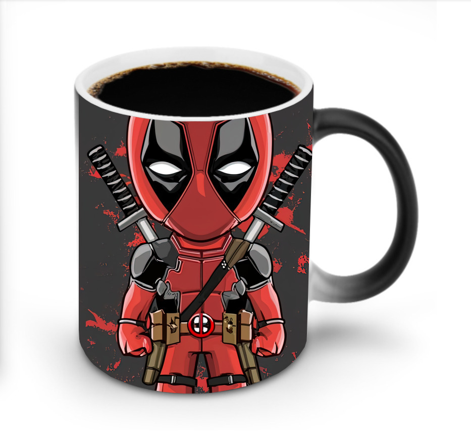 （画像用） Deadpool デッドプール 温度変色マグカップ