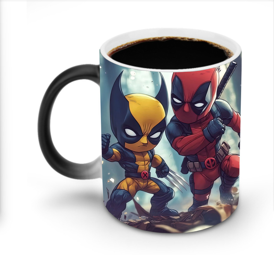 （画像用） Deadpool デッドプール 温度変色マグカップ