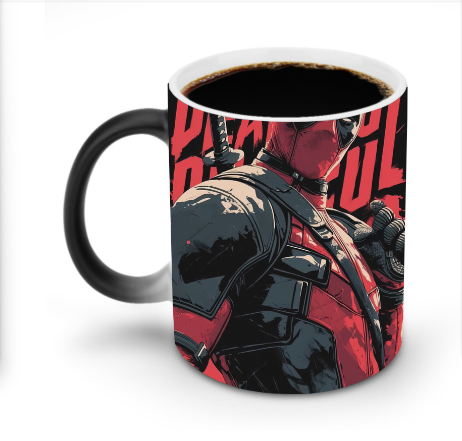 （画像用） Deadpool デッドプール 温度変色マグカップ