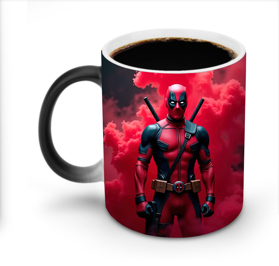 （画像用） Deadpool デッドプール 温度変色マグカップ