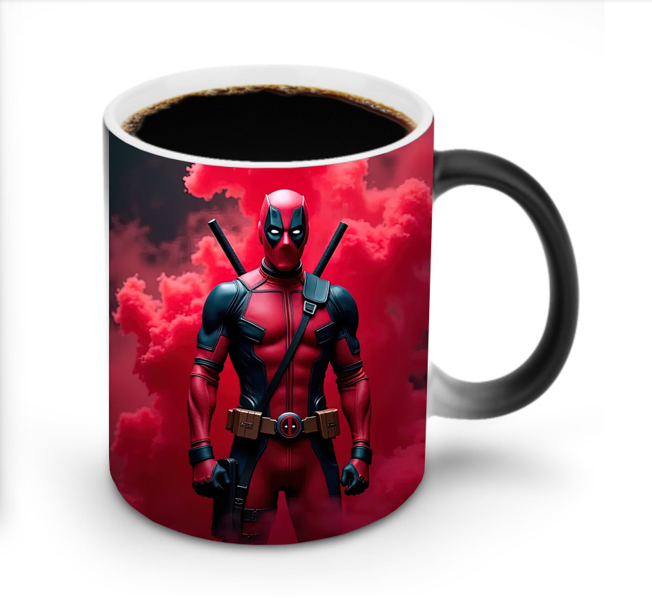 （画像用） Deadpool デッドプール 温度変色マグカップ
