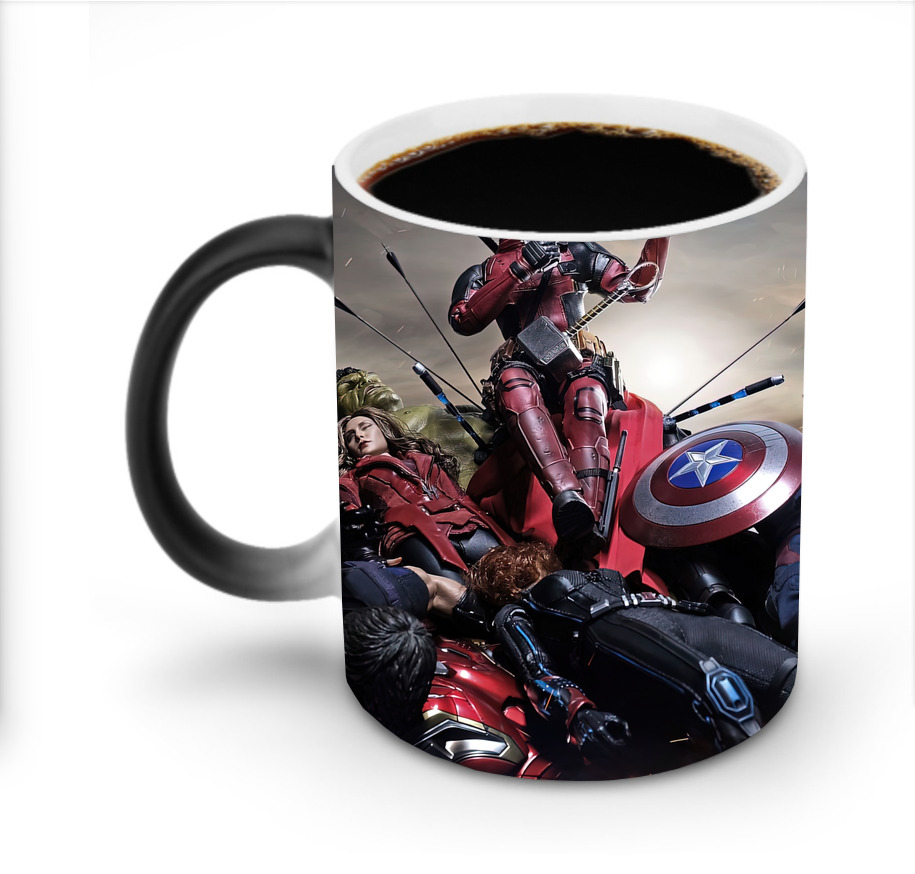 （画像用） Deadpool デッドプール 温度変色マグカップ