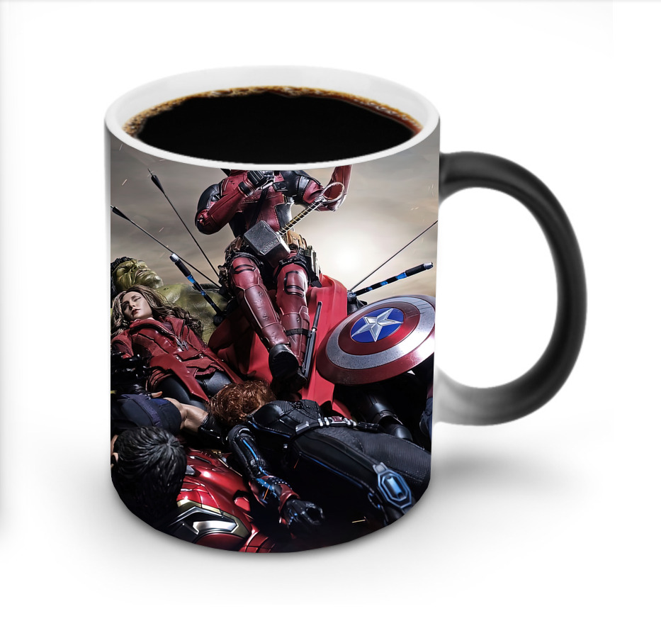 （画像用） Deadpool デッドプール 温度変色マグカップ