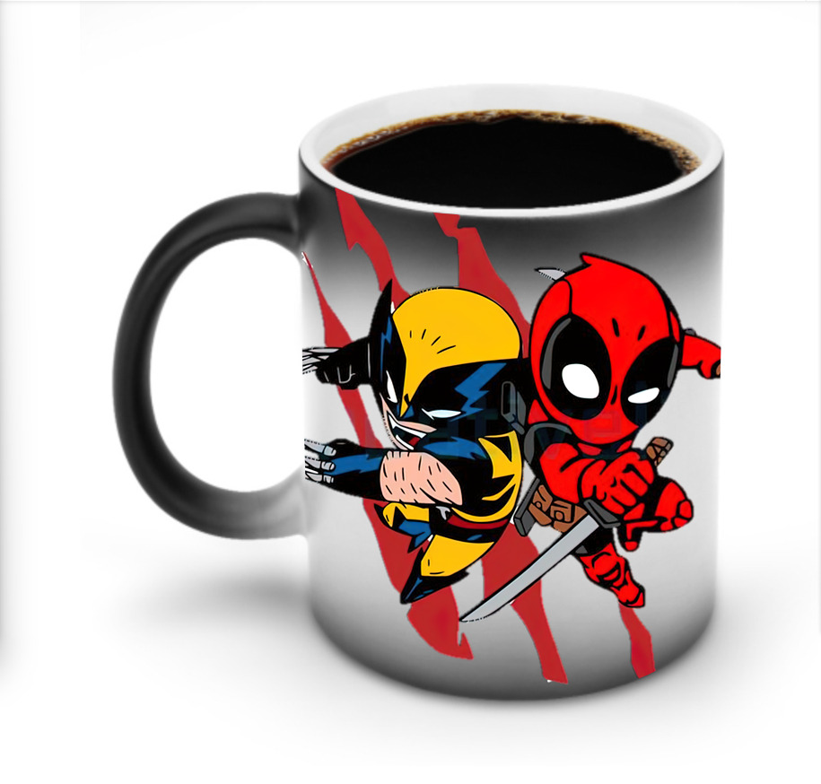 （画像用） Deadpool デッドプール 温度変色マグカップ