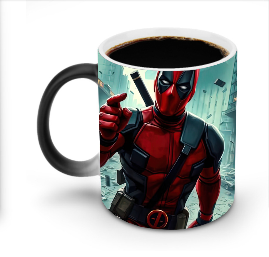（画像用） Deadpool デッドプール 温度変色マグカップ