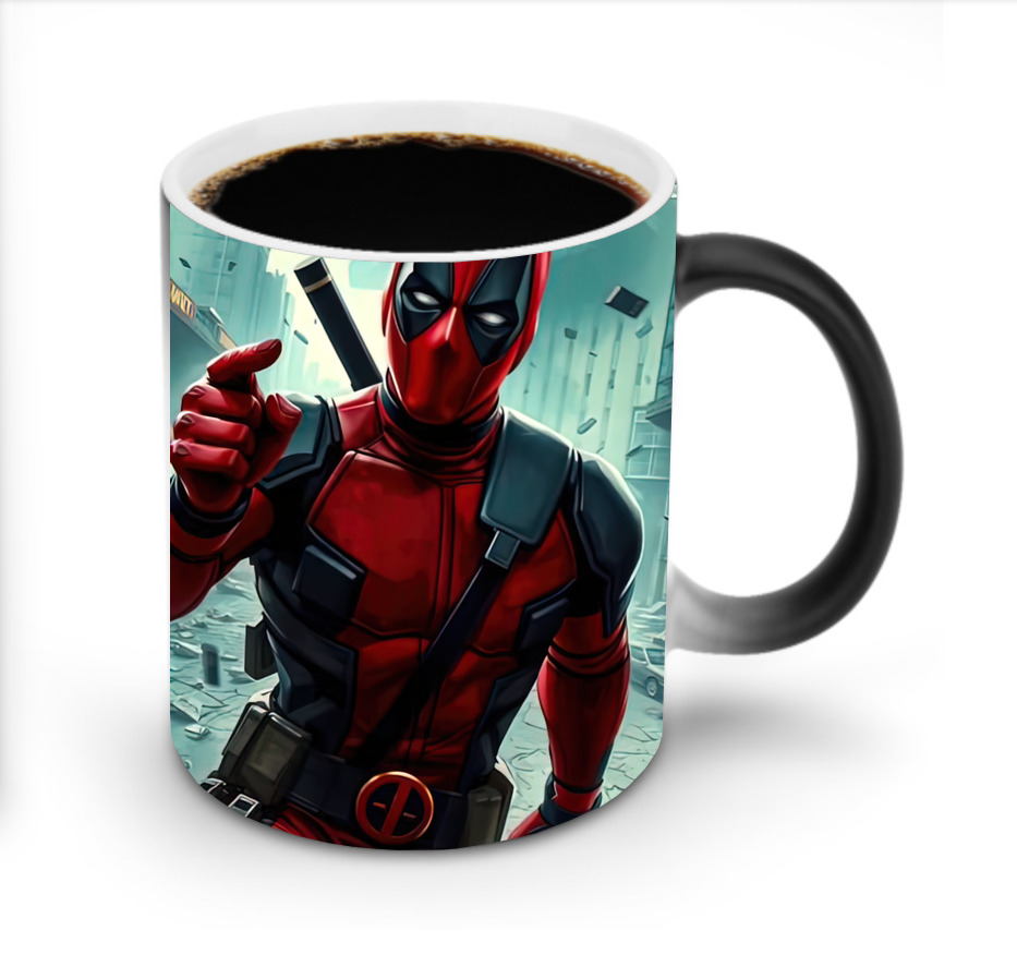 （画像用） Deadpool デッドプール 温度変色マグカップ