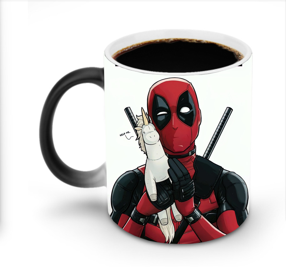 （画像用） Deadpool デッドプール 温度変色マグカップ