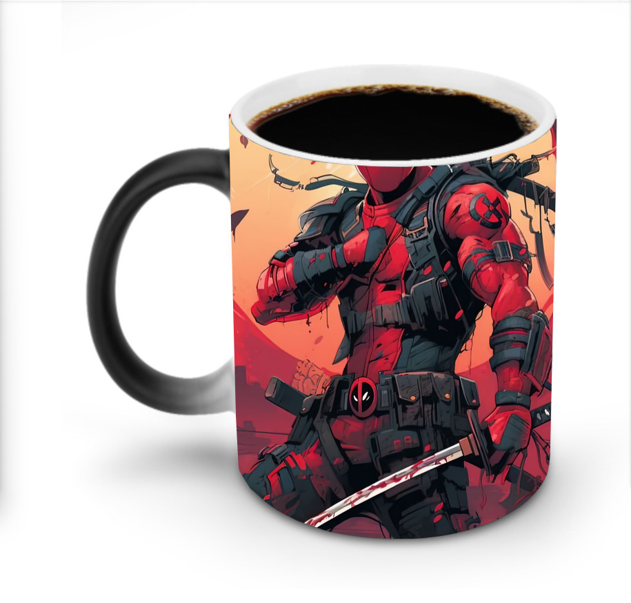 （画像用） Deadpool デッドプール 温度変色マグカップ