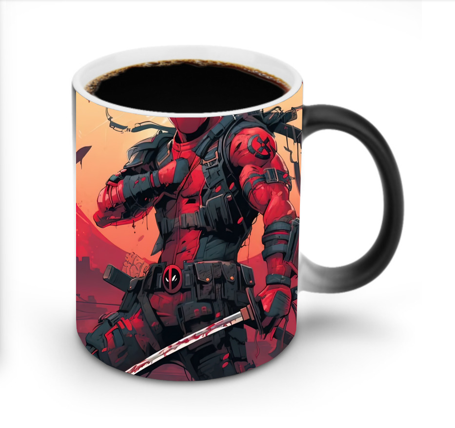 （画像用） Deadpool デッドプール 温度変色マグカップ