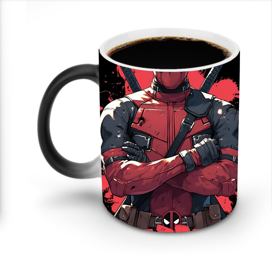 （画像用） Deadpool デッドプール 温度変色マグカップ