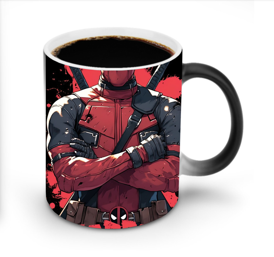 （画像用） Deadpool デッドプール 温度変色マグカップ