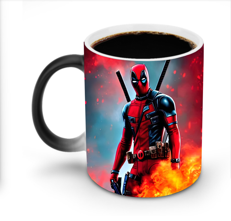 （画像用） Deadpool デッドプール 温度変色マグカップ