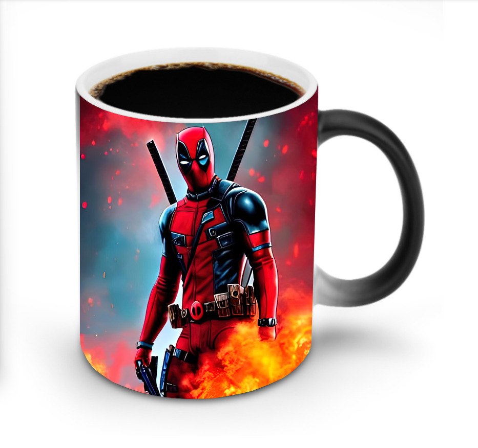 （画像用） Deadpool デッドプール 温度変色マグカップ