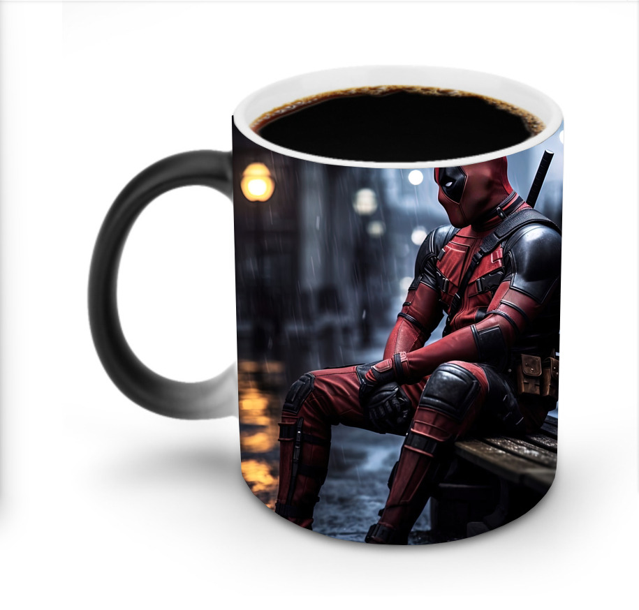 （画像用） Deadpool デッドプール 温度変色マグカップ