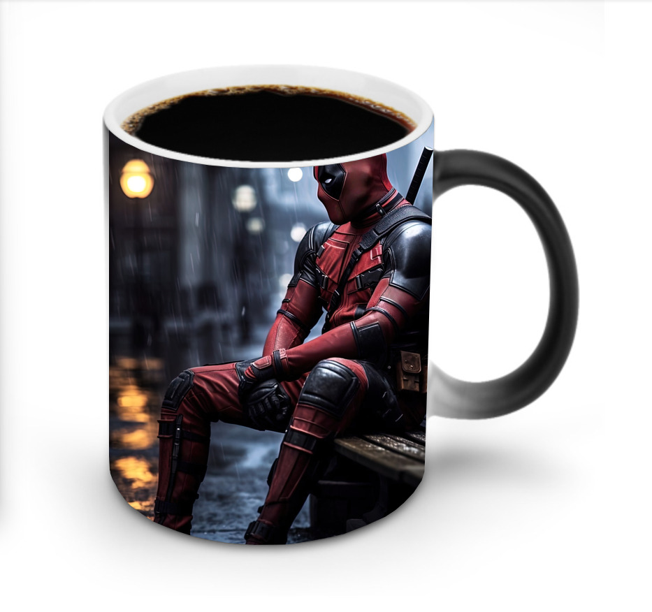 （画像用） Deadpool デッドプール 温度変色マグカップ
