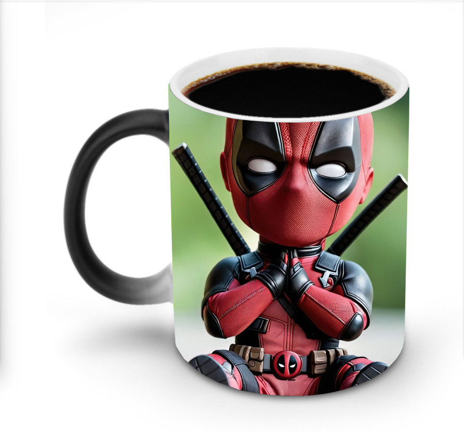（画像用） Deadpool デッドプール 温度変色マグカップ
