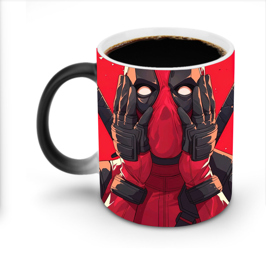 （画像用） Deadpool デッドプール 温度変色マグカップ