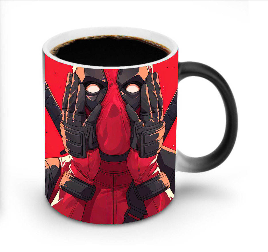（画像用） Deadpool デッドプール 温度変色マグカップ