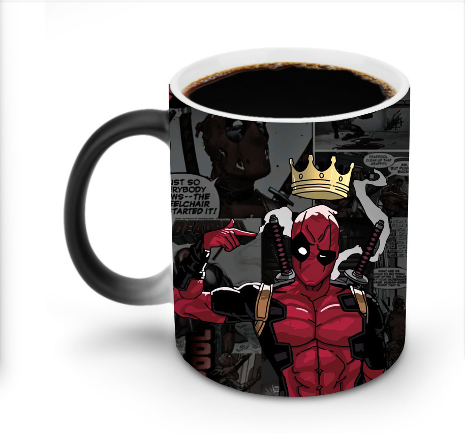 （画像用） Deadpool デッドプール 温度変色マグカップ