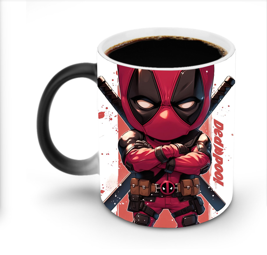 （画像用） Deadpool デッドプール 温度変色マグカップ