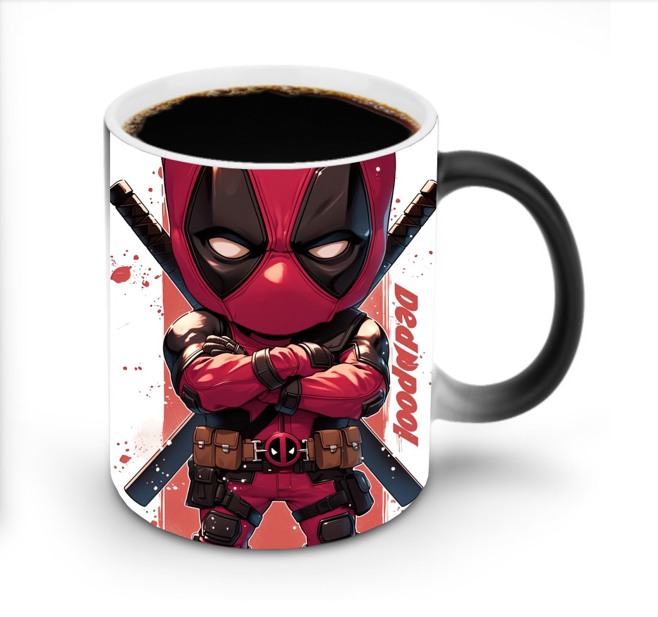 （画像用） Deadpool デッドプール 温度変色マグカップ