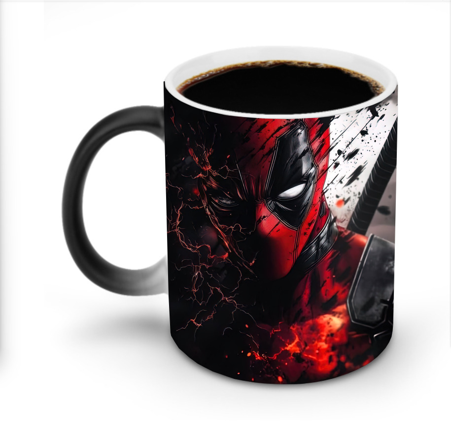 （画像用） Deadpool デッドプール 温度変色マグカップ