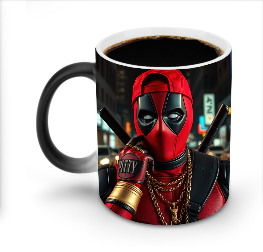 （画像用） Deadpool デッドプール 温度変色マグカップ