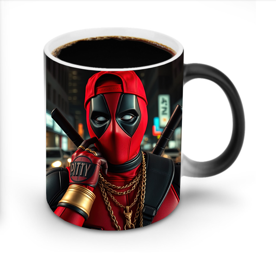 （画像用） Deadpool デッドプール 温度変色マグカップ
