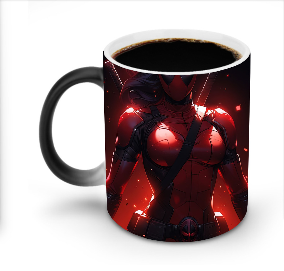 （画像用） Deadpool デッドプール 温度変色マグカップ
