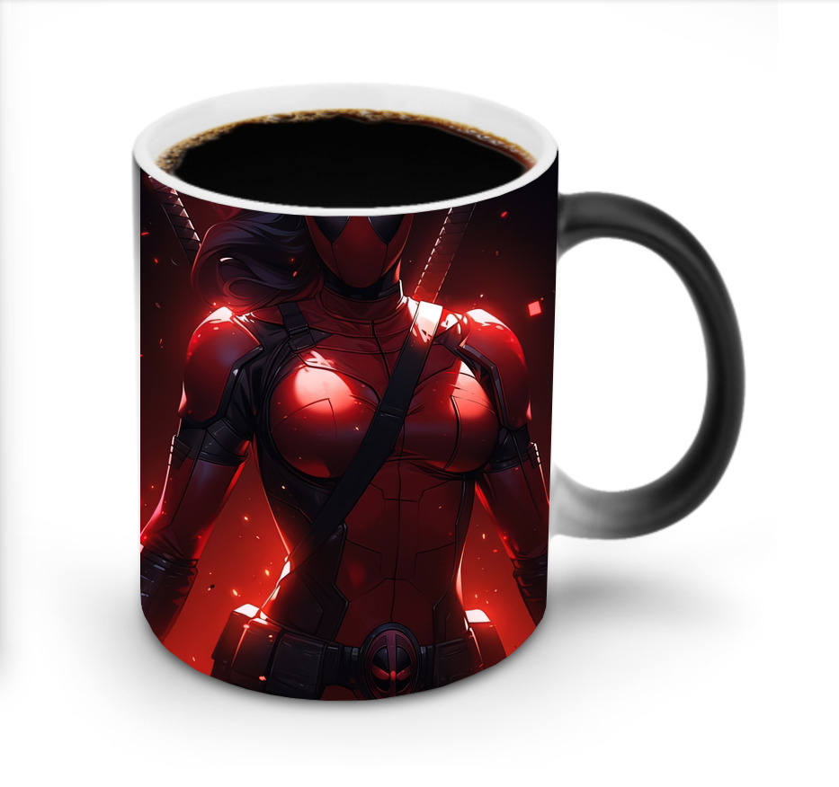 （画像用） Deadpool デッドプール 温度変色マグカップ