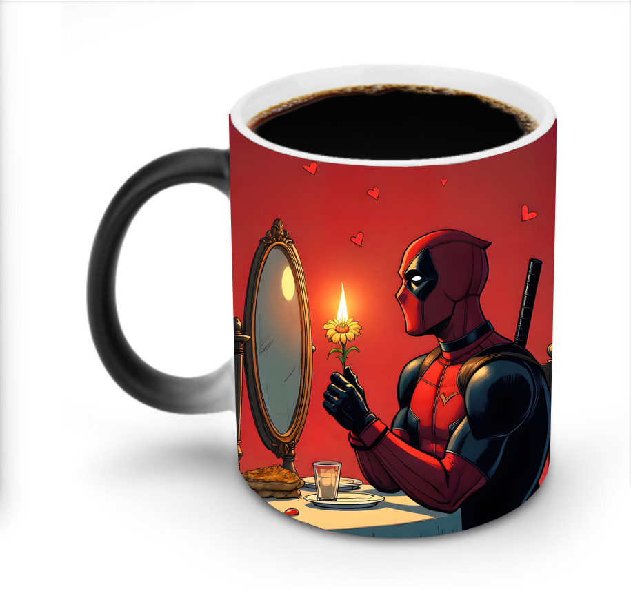 （画像用） Deadpool デッドプール 温度変色マグカップ