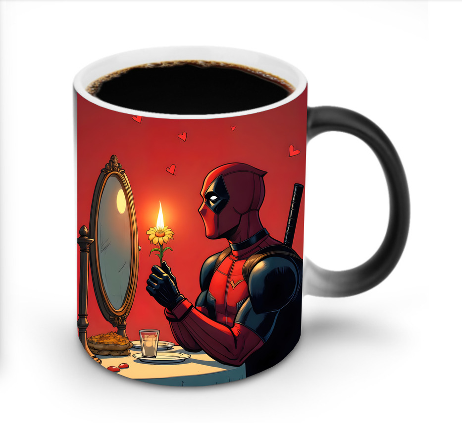 （画像用） Deadpool デッドプール 温度変色マグカップ
