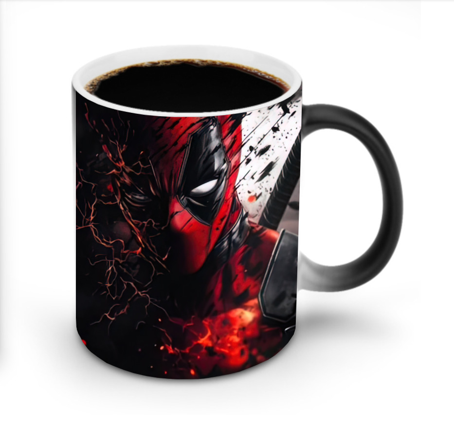 （画像用） Deadpool デッドプール 温度変色マグカップ