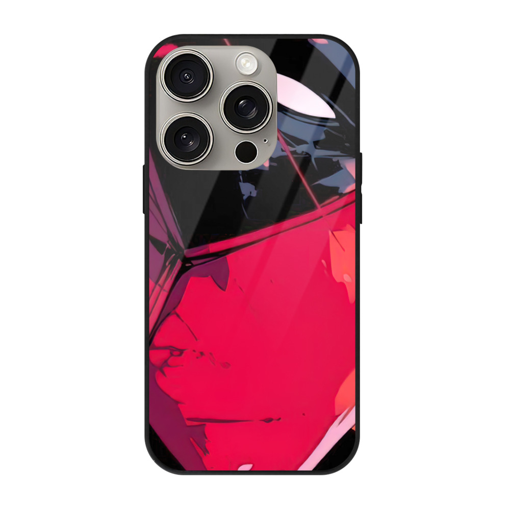 （画像用） Deadpool デッドプール 【iPhone15Pro対応】スマホケース 耐衝撃＆黄変防止 背面ガラス